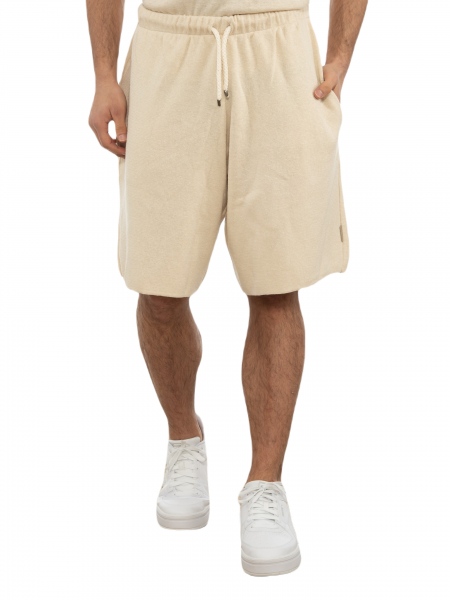 OVER-D Βερμούδα νημάτινη OT1S2S2S23 Μπεζ OVER-D - 9