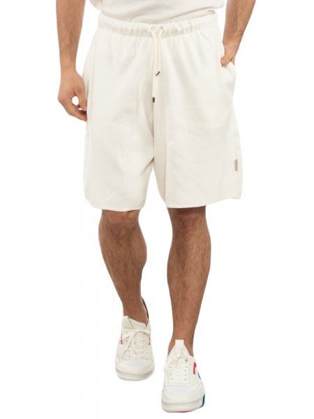 OVER-D Βερμούδα νημάτινη OT1S2S2S23 Λευκό OVER-D - 8