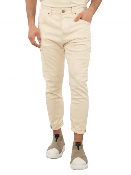 GABBA Cargo Jean Παντελόνι K4319 P6065 Μπεζ GABBA - 7