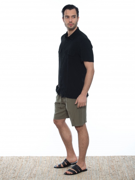 OVER-D Short-sleeved shirt OE1S2S2C13 Black OVER-D - 9