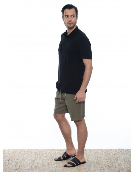 OVER-D Short-sleeved shirt OE1S2S2C13 Black OVER-D - 9