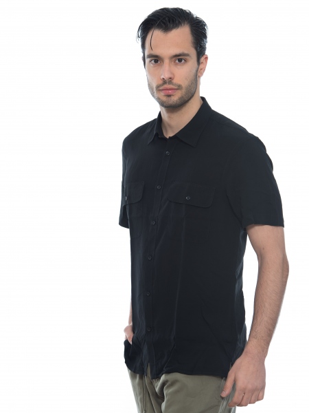OVER-D Short-sleeved shirt OE1S2S2C13 Black OVER-D - 4