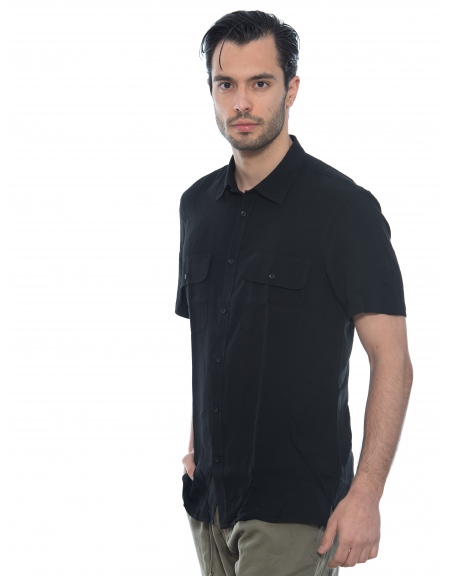 OVER-D Short-sleeved shirt OE1S2S2C13 Black OVER-D - 4