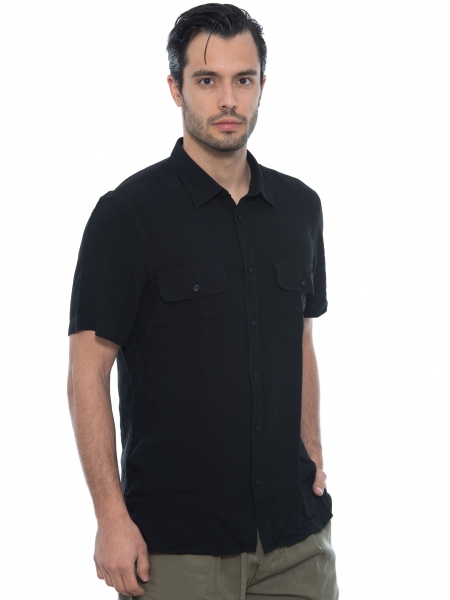 OVER-D Short-sleeved shirt OE1S2S2C13 Black OVER-D - 3