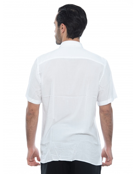 OVER-D Πουκάμισο κοντομάνικο OE1S2S2C13 Λευκό OVER-D - 2