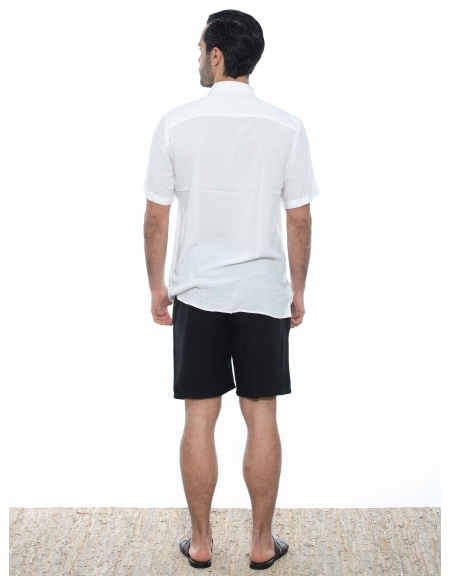 OVER-D Πουκάμισο κοντομάνικο OE1S2S2C13 Λευκό OVER-D - 7