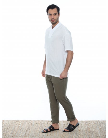 OVER-D Chino Παντελόνι OE1S2S2P14 Χακί OVER-D - 10