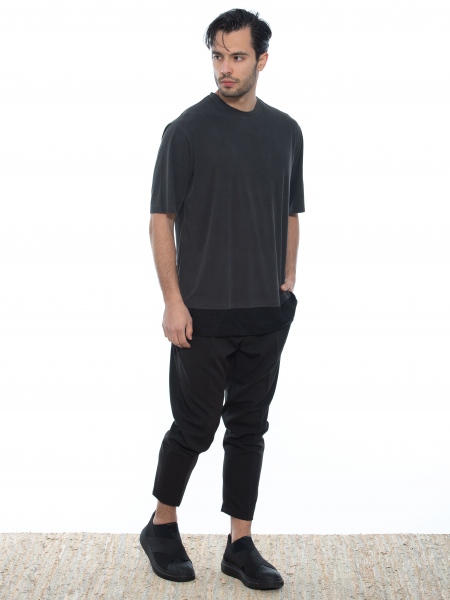 OVER-D Chino Παντελόνι OE1S2S2P21 Μαύρο OVER-D - 11