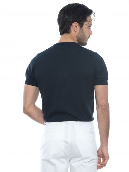 OVER-D T-shirt νημάτινο OM547MG Μπλε OVER-D - 2