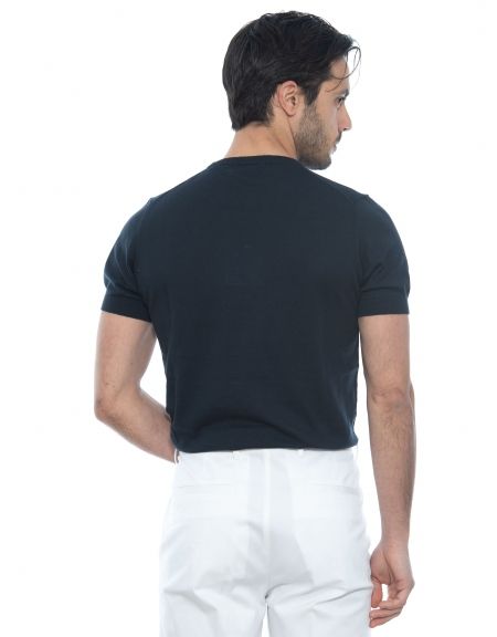 OVER-D T-shirt νημάτινο OM547MG Μπλε OVER-D - 2