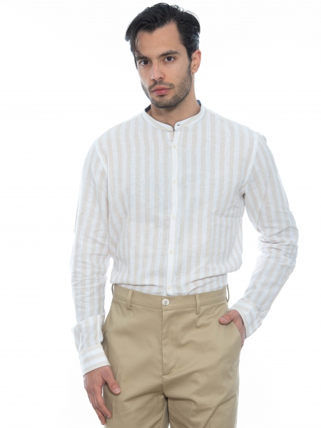 OVER-D Chino Παντελόνι cropped OE1S2S2P29 Μπεζ OVER-D - 6