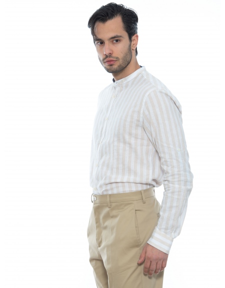 OVER-D Chino Παντελόνι cropped OE1S2S2P29 Μπεζ OVER-D - 9