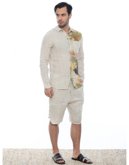 XAGON MAN Chino Βερμούδα 2V58700 Μπεζ XAGON MAN - 8