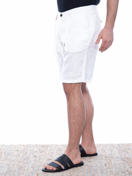 OVER-D Chino Βερμούδα OE1S2S2S02 Λευκό OVER-D - 4
