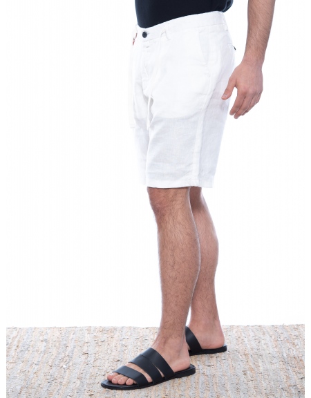 OVER-D Chino Βερμούδα OE1S2S2S02 Λευκό OVER-D - 4