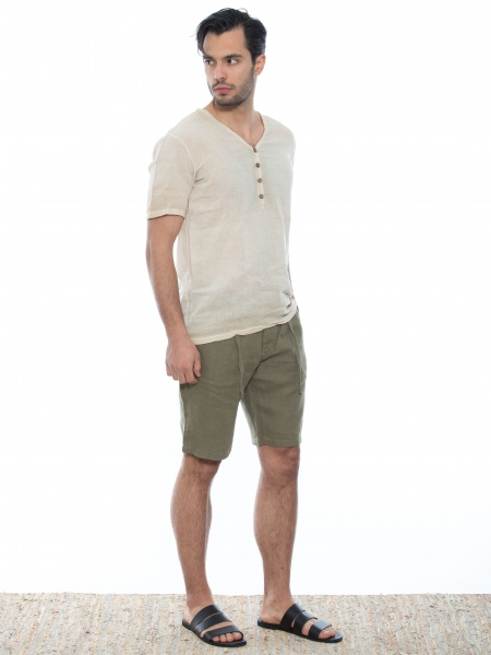 XAGON MAN T-shirt 2JX2302 Μπεζ XAGON MAN - 8