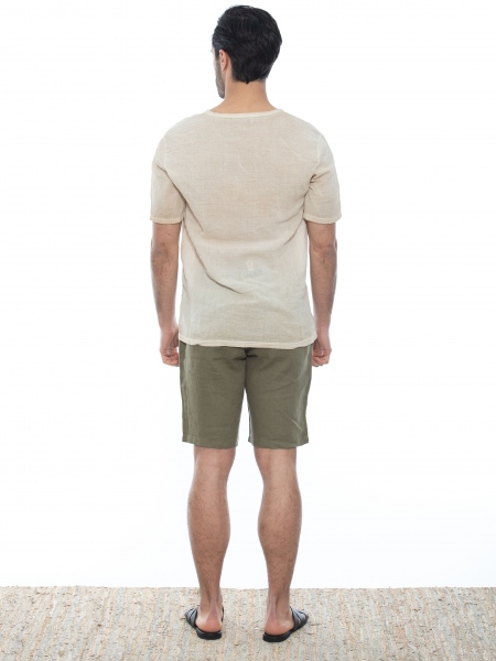 XAGON MAN T-shirt 2JX2302 Μπεζ XAGON MAN - 7