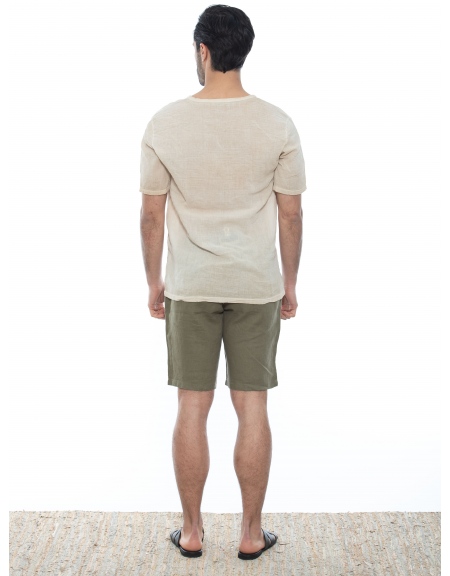 XAGON MAN T-shirt 2JX2302 Μπεζ XAGON MAN - 7