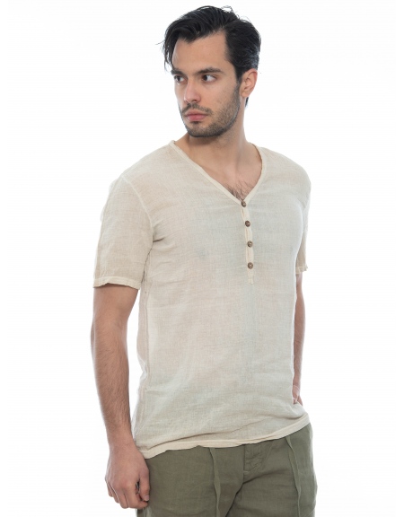 XAGON MAN T-shirt 2JX2302 Μπεζ XAGON MAN - 3