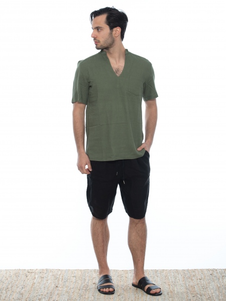 XAGON MAN Chino Βερμούδα 2V58700 Μαύρο XAGON MAN - 11