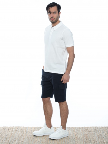 OVER-D Cargo Βερμούδα μακό OE1S2S2S06 Μπλε OVER-D - 9