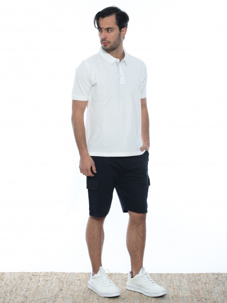 OVER-D Cargo Βερμούδα μακό OE1S2S2S06 Μπλε OVER-D - 8