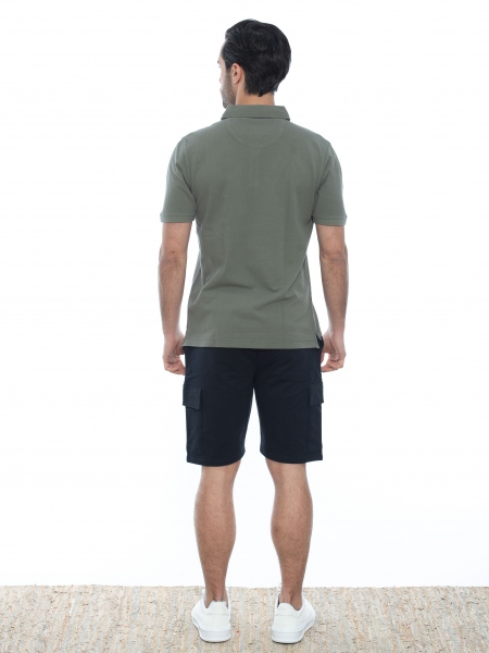 OVER-D Cargo Βερμούδα μακό OE1S2S2S06 Μπλε OVER-D - 11