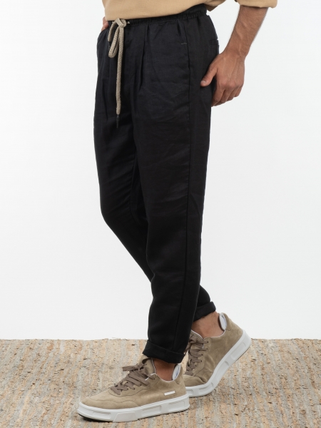 OVER-D Chino Παντελόνι OE1S2S2P28 Μαύρο OVER-D - 4