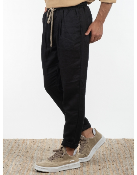 OVER-D Chino Παντελόνι OE1S2S2P28 Μαύρο OVER-D - 4