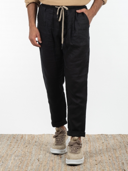 OVER-D Chino Παντελόνι OE1S2S2P28 Μαύρο OVER-D - 10