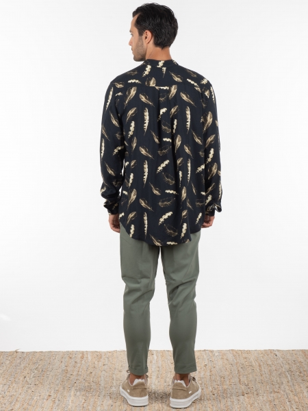 19 ATHENS Chino Trousers K22-1036 Khaki NINETEEN - 7