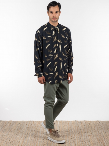 19 ATHENS Chino Trousers K22-1036 Khaki NINETEEN - 8