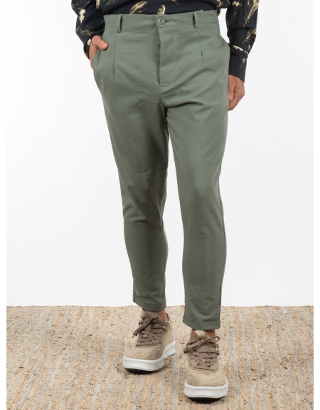 19 ATHENS Chino Παντελόνι K22-1036 Χακί NINETEEN - 1