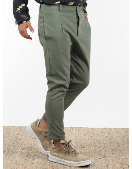 19 ATHENS Chino Παντελόνι K22-1036 Χακί NINETEEN - 3