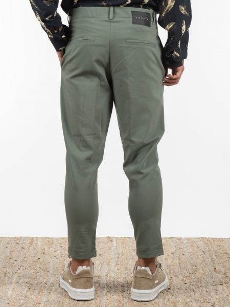 19 ATHENS Chino Trousers K22-1036 Khaki NINETEEN - 2