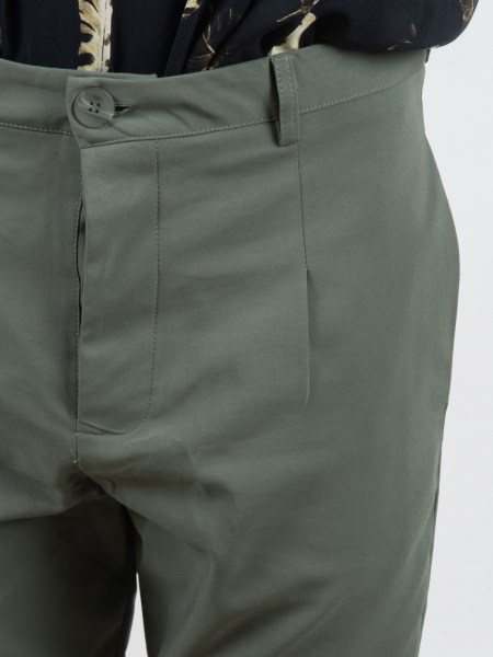 19 ATHENS Chino Trousers K22-1036 Khaki NINETEEN - 5