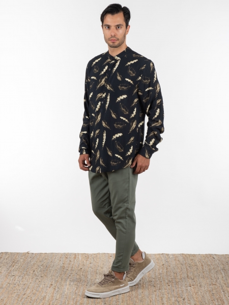 19 ATHENS Chino Trousers K22-1036 Khaki NINETEEN - 9