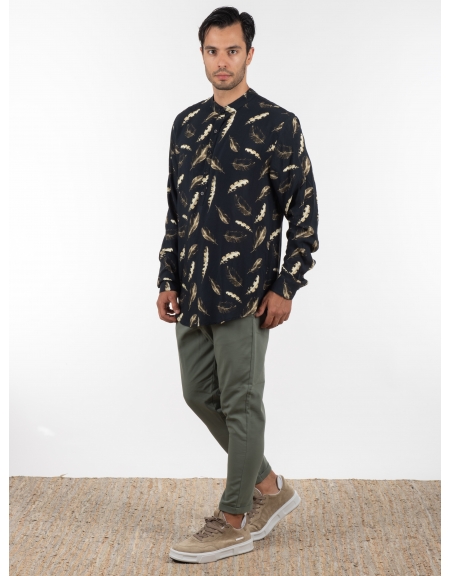 19 ATHENS Chino Trousers K22-1036 Khaki NINETEEN - 9