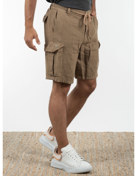 OVER-D Chino Bermuda OT1S2S2S09 Beige OVER-D - 3