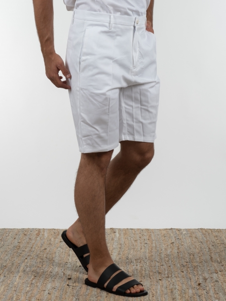 OVER-D Chino Βερμούδα OE1S2S2S21 Λευκό OVER-D - 3
