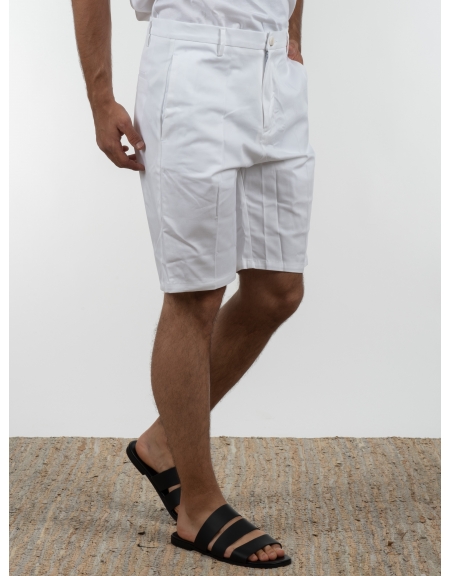 OVER-D Chino Bermuda OE1S2S2S21 White OVER-D - 3