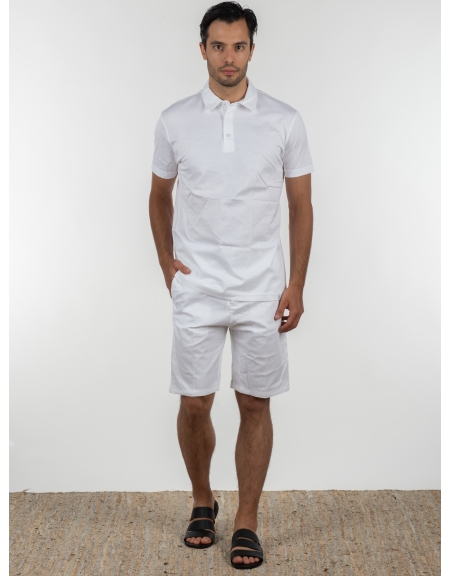 OVER-D Chino Bermuda OE1S2S2S21 White OVER-D - 6