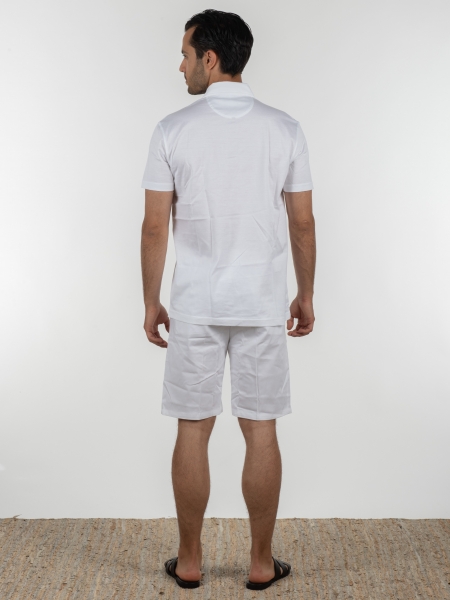 OVER-D Chino Bermuda OE1S2S2S21 White OVER-D - 7