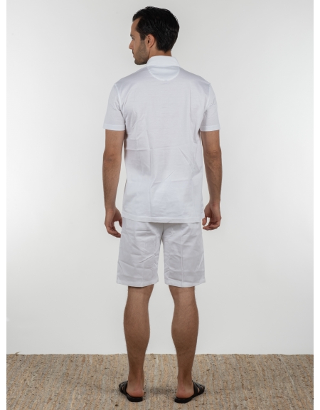 OVER-D Chino Bermuda OE1S2S2S21 White OVER-D - 7