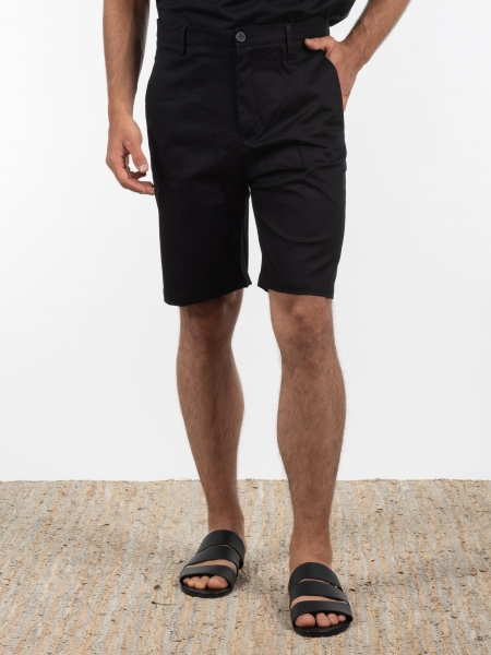 OVER-D Chino Βερμούδα OE1S2S2S21 Μαύρο OVER-D - 10
