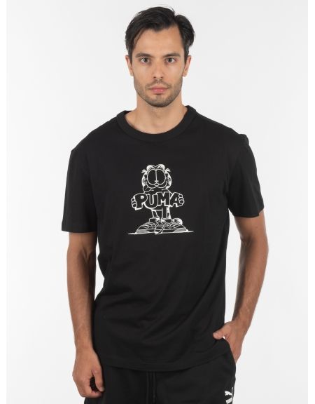 PUMA T-shirt 534433 01 X GARFIELD Graphic Tee Black PUMA - 6
