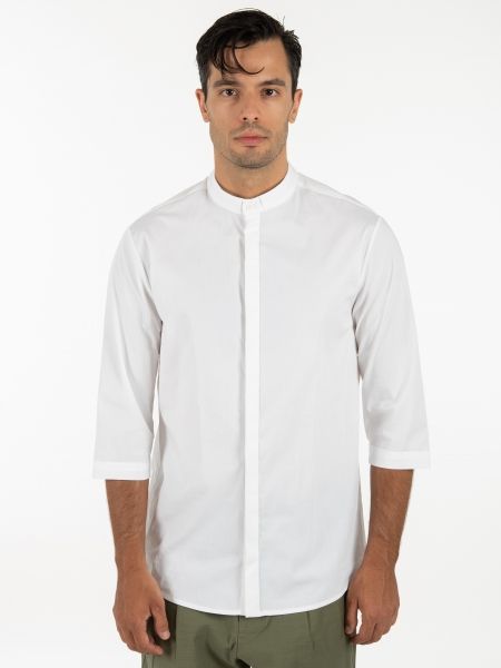 19 ATHENS Short sleeve shirt mao K22-1001 White NINETEEN - 1