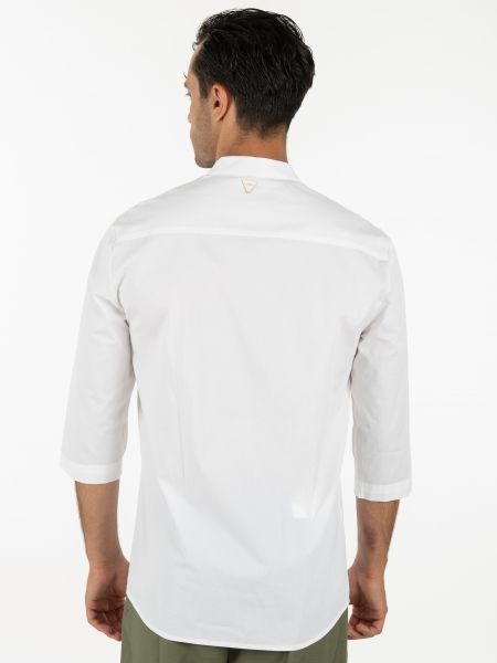 19 ATHENS Short sleeve shirt mao K22-1001 White NINETEEN - 2
