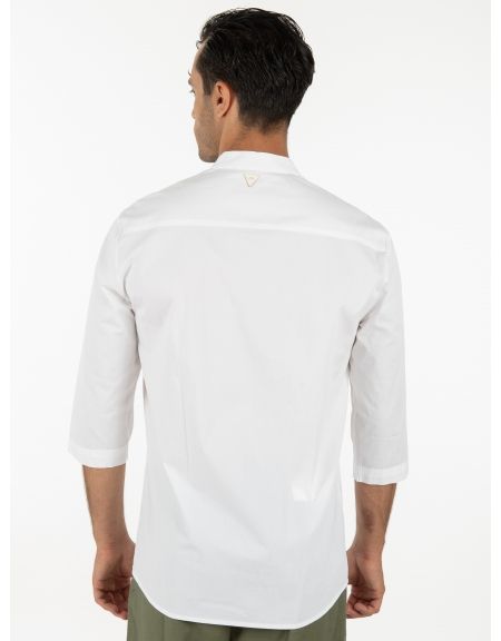 19 ATHENS Short sleeve shirt mao K22-1001 White NINETEEN - 2