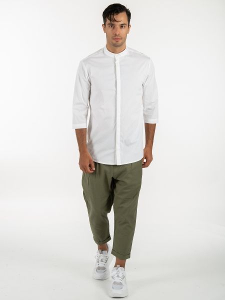 19 ATHENS Short sleeve shirt mao K22-1001 White NINETEEN - 8